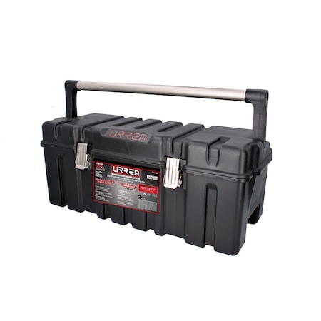 Urrea Tool Box, Plastic, Black, 26 in W x 10-3/4 in D x 10-1/2 in H CPU26A